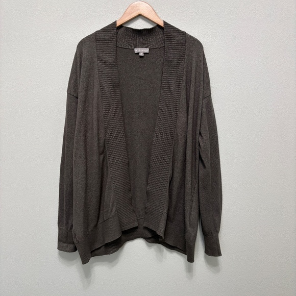 Evolution by Cyrus Tulip Back Cardigan - Olive, XL - Picture 2 of 11